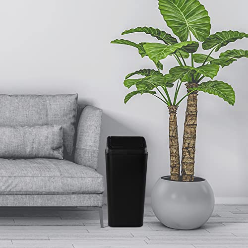 Caneca de basura rectangular de plástico 16 L slim Gloreen miniatura 4