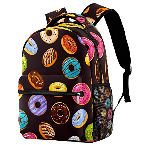Sac à dos léger femmes et adolescentes à motif classique ballons aquarelle colorés