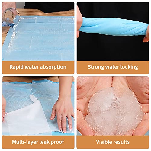 Image of Dog and Puppy Pee Pads with Leak-Proof Quick-Dry Design for Potty Training, Standard Absorbency, Regular Size, 17.7 inch x 23.6 inch Inches - Pack of 5 Suitable for Small and Medium Breeds