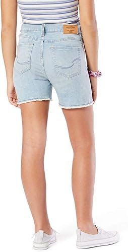 Miniatura 3 de Signature by Levi Strauss & Co. Gold Pantalón corto con corte de tiro alto para niña