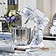 Laura Ashley 4,5L küchenmaschine Leichtgewicht mit China Rose Print von VQ - Standmixer mit 10 stufenlosen Geschwindigkeitsstufen, Pulsoptionen, 1300W Motor und 304 Edelstahlschüssel