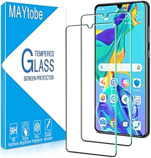 MAYtobe [2-Pack] Screen Protector For Huawei P30 Tempered Glass, 2.5D Round Edge, 9H Hardness, Case Friendly, Bubble Free, Anti Scratch, Easy To Install