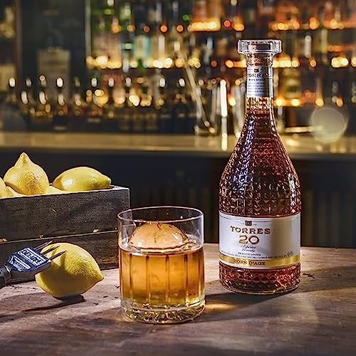 Torres Brandy | 20 Superior Hors d’Age | Aus der spanischen Weinbauregion Penedès | Aus Parellada und Ugni Blanc Trauben | 0,7L | 40% vol.