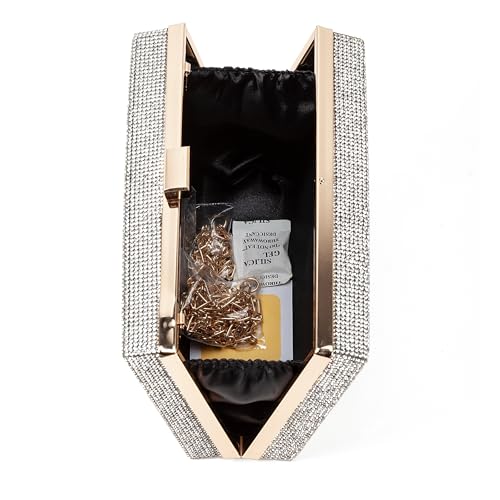 Image of Women Retro Crossbody Bag Rhinestone Fun Unique Evening Clutch Purses for Women