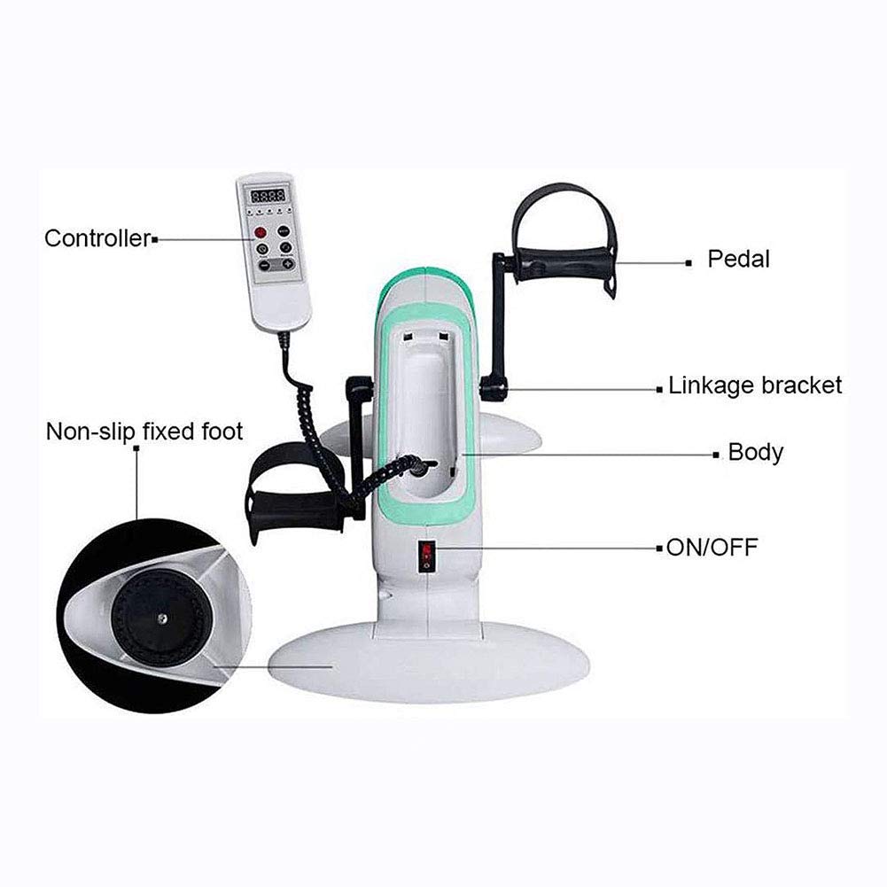 Ejercitador De Pedales Eléctrico Motorizado, Bicicleta Estática Para Ejercicios De Mano, Brazo, Rodilla Y Pierna, Mini Equipo De Rehabilitación De Ciclismo Para Personas Con Discapacidad, Soporte De