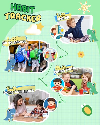 Image of UCIDCI Dinosaur Kids Smart Phone Toys for Boy Dual Camera & Music Player Toddler Selfie Phone Toys Road Trip Toys with Learning Games, Christmas, Birthday Gifts for 3 4 5 6 7 Year Old Green