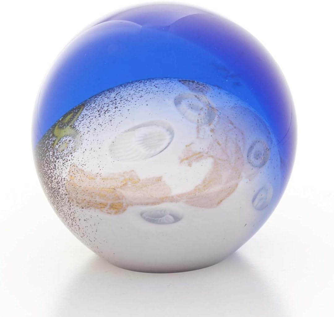 Best Review Glass Eye Studio Moon Landing Paperweight Boxed Get Special Price Glass Eye Studio Moon Landing Paperweight Boxed