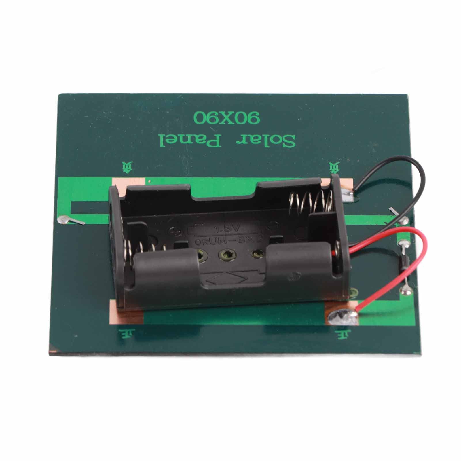 Solar Panel Charger, 1W DC4V Solar Charging Panel Solar Charging Board for 2xAA 1.2V Batteries Power Supply forOutdoor for Charging