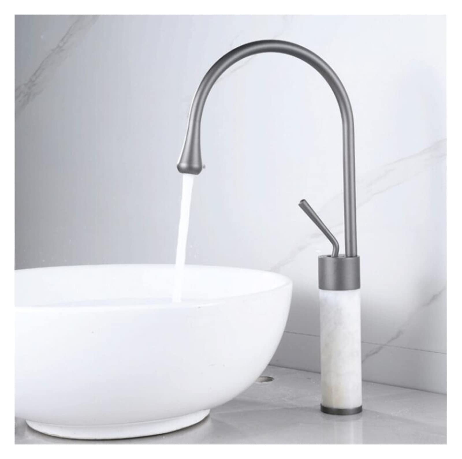 Robinet mitigeur salle de bain eau chaude froide laiton rotatif