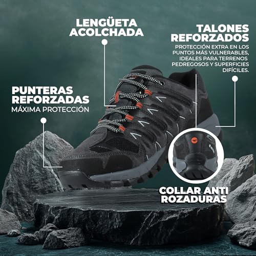 Chaussures trekking homme Cervus Low étanches avec traction optimale pour montagne