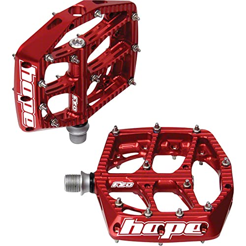 Hope F20 Flat MTB Pedals Red