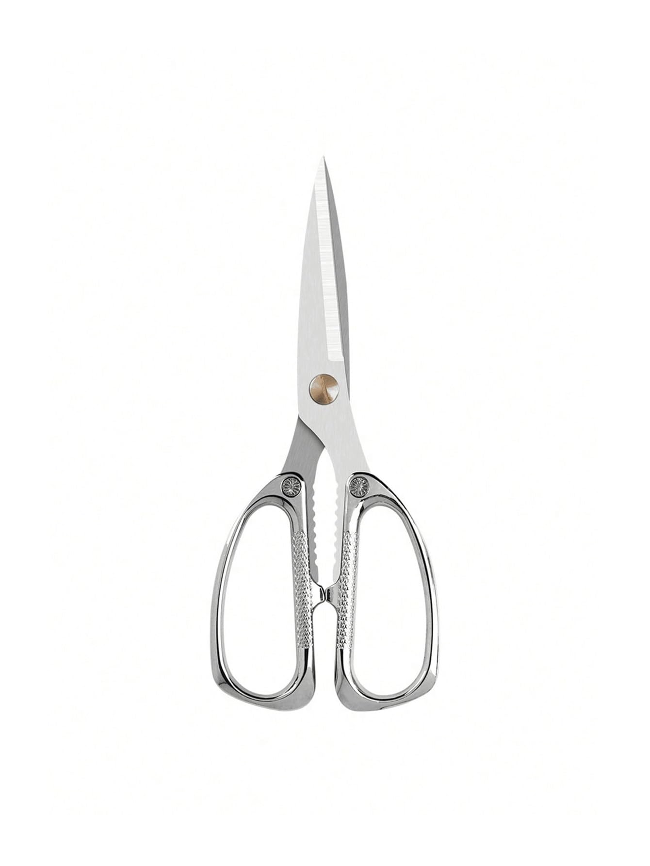 Tijeras de acero inoxidable, diseño Retro, cocina costura Premium for el hogar, 1 Uds(Silver-Heavy-L)
