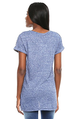 Desigual TS_Sara T-Shirt, Blu (Graystone 5154)