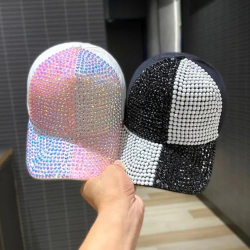 Gorra de béisbol ajustable con cristales brillantes unisex miniatura 7