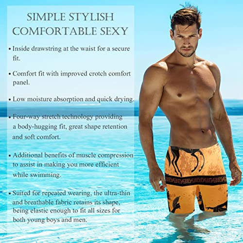 Bañador de natación con estampado de Grecia antigua para entrenar en la playa 3
