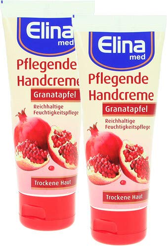Preisvergleich Produktbild Elina Granatapfel Handcreme 75ml in Tube, 2er Pack