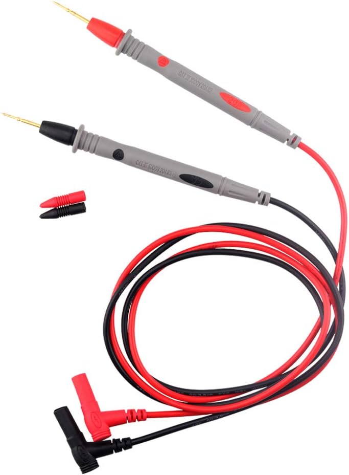 Digital Multimeter Probe Electronic Test Leads Pin for Clamp Meter Needle Thin Tip Multi Meter Tester Lead Probe Wire Pen Cable 20A 1000V