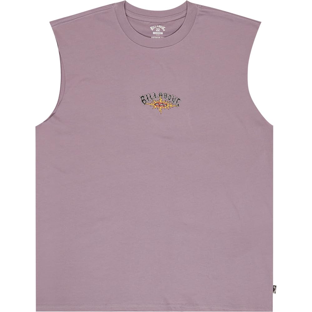 BILLABONG Men's Burn Out Tank Top T Shirt Top Purple Ash Size XX-Large