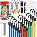 Cartman Bungee Cords Assortment Jar 24 Piece in Jar - Includes 10", 18", 24", 32", 40" Bungee Cord and 8" Canopy/Tarp Ball Ties
