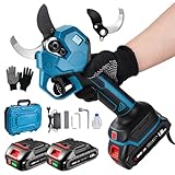 ONEVAN Akku Astschere 40mm Schnittdurchmesser, Elektrische Gartenschere...