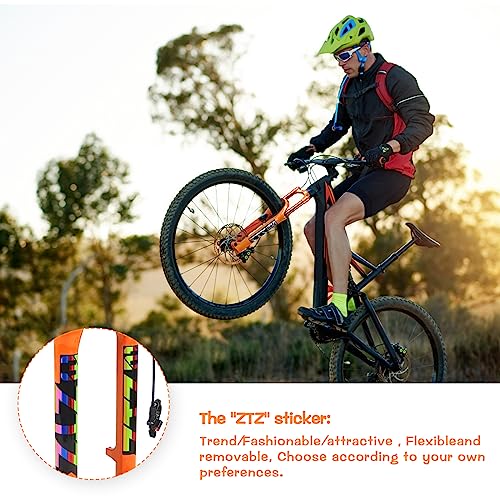 Ztz 26/27.5/29 Inch Mtb Air Suspension Fork，120Mm Travel,1 1/8 Straight Tube, Qr 9Mm*100Mm, Manual/Remote Lockout, Ultralight Xc/Am Mountain Bike Front Fork #TOP3
