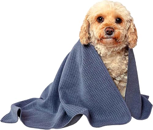 Glart 4485 Mikrofaser Hundetuch – 80×55 cm saugstarkes Handtuch zum Abtrocknen & Reinigen – weich & schonend für Fell & Pfoten – für Auto, Bad & Zuhause – designed in Germany