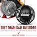 Franklin Sports Teeball Glove - Left and Right Handed Youth Fielding Glove - Synthetic Leather Baseball Glove - Ready to Play Glove (RTP) - 9.5 Inch Left Hand Throw - Black Digi with Ball,Black/White
