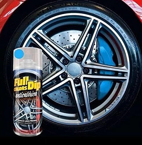 Full Dip AZZURRO MIAMI lucido Vernice pinze freni Resistente Alte Temperature 390°C