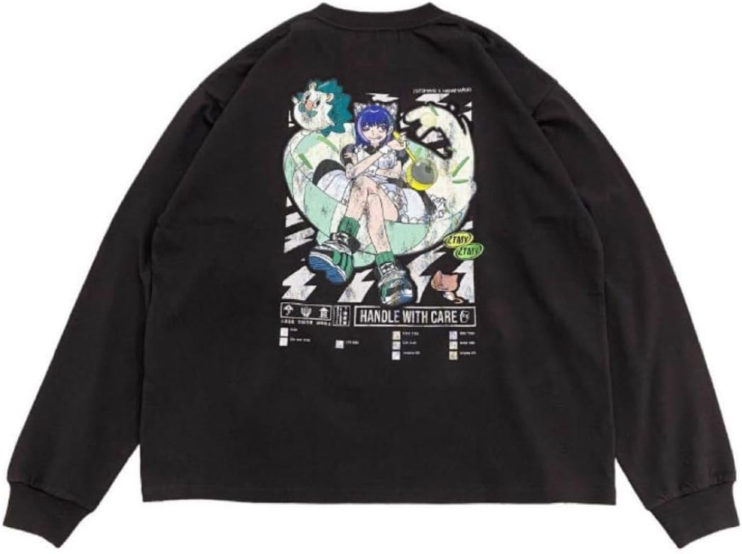 ずっと真夜中でいいのに。 ZUTOMARUKI Long Tee 白 XL 限定 HP TOP