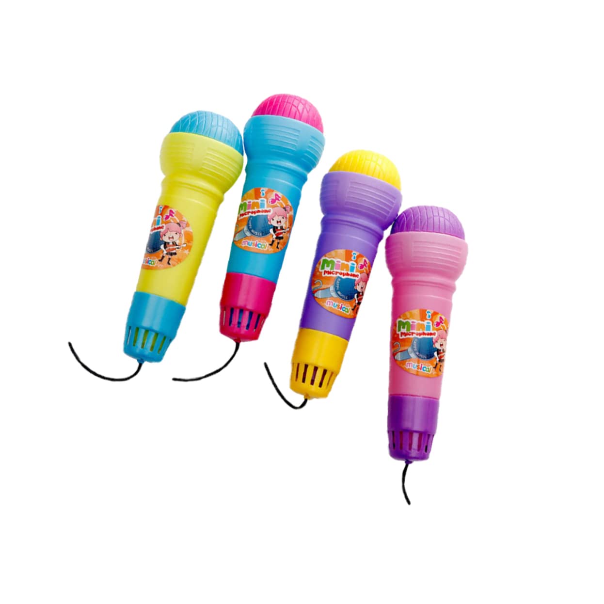 ibasenice 4 Piezas Mini Micrófono De Juguete Modelo De Micrófono Simulado Micrófono De Juguete Falso Micrófono De Juego De Simulación Juguetes Niño Microfonos Inalambricos Bebé Regalo Eco