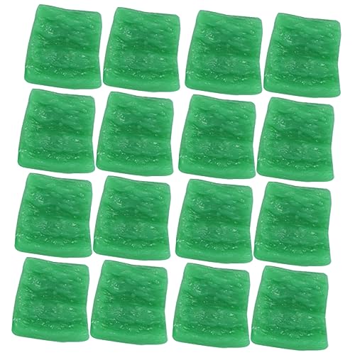 VICASKY 25pcs PVC fake vegetable PVC pepper slice prop artificial lifelike pepper simulation pepper