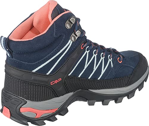 CMP Rigel Mid Trekking- & Wanderhalbschuhe Damen, Blau (B.Blue-Giada-Peach 92ad), 39 EU, 3Q12946