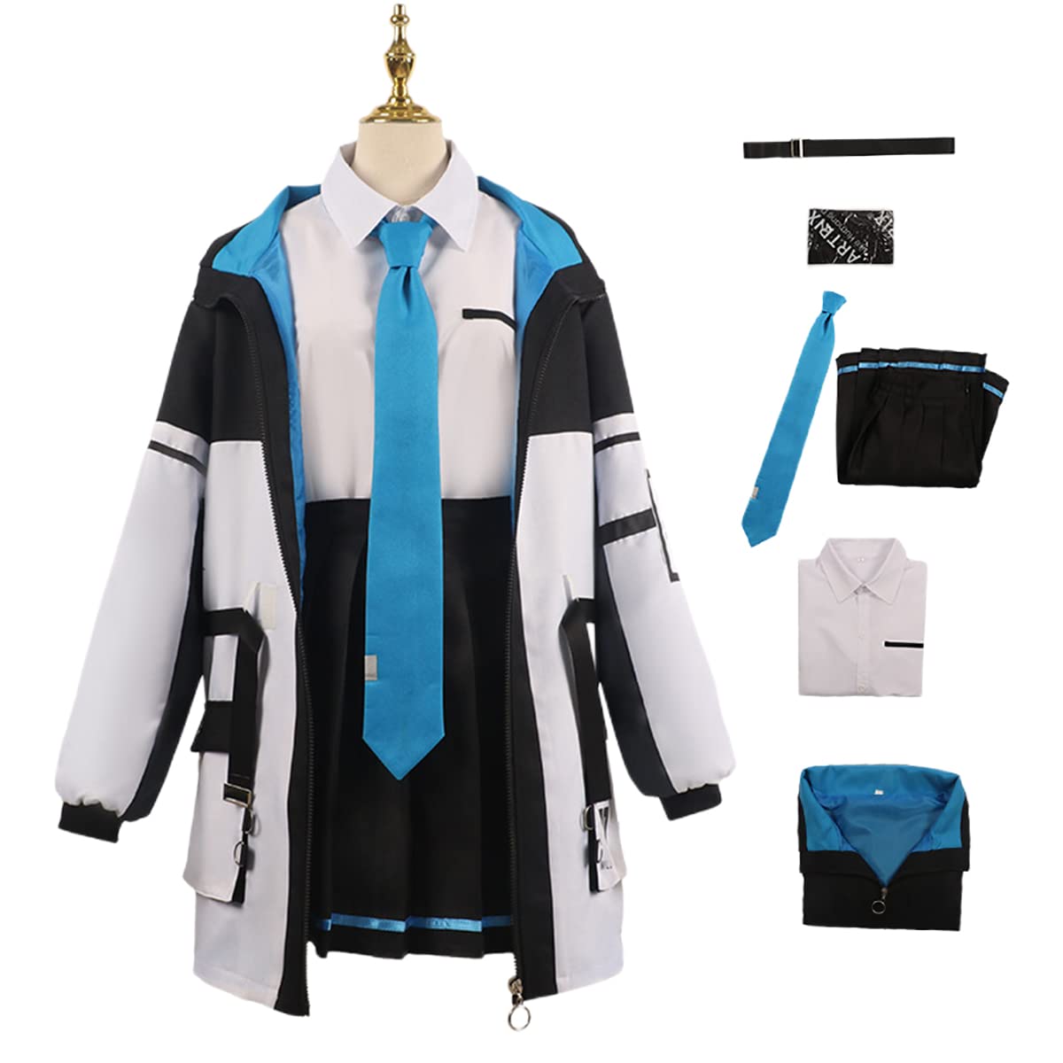 Amazon.co.jp: [HAOJEE]天童アリス コスプレ衣装 同人服コート シャツ