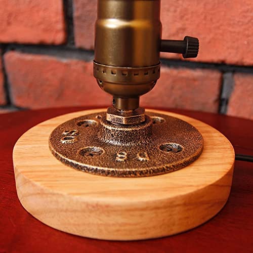 Lampe de table rétro industrielle avec variateur pour bureau et lecture - 2