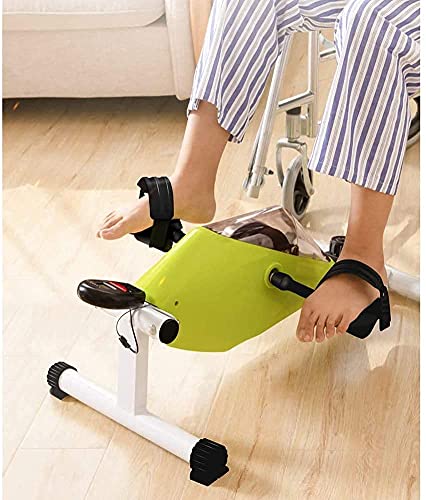 Image of Electric Pedal Pedal Bike Exerciser Portable Pedal Under Desk Cycle Exerciser Bike Upper and Lower Limbs Strength Exercise Bicycle Equipment Maine