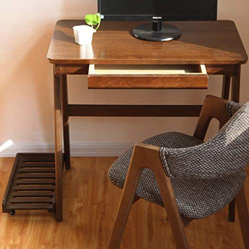 Roulettes meuble bois massif et support rectangulaire pour pot de fleurs - 5