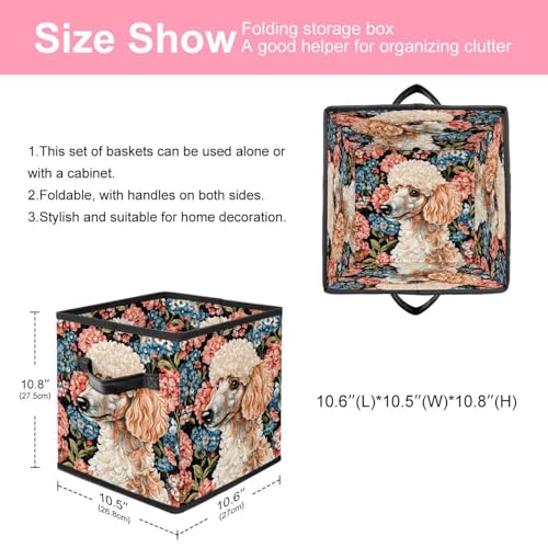 Boîte de rangement caniche pour organiser les vêtements