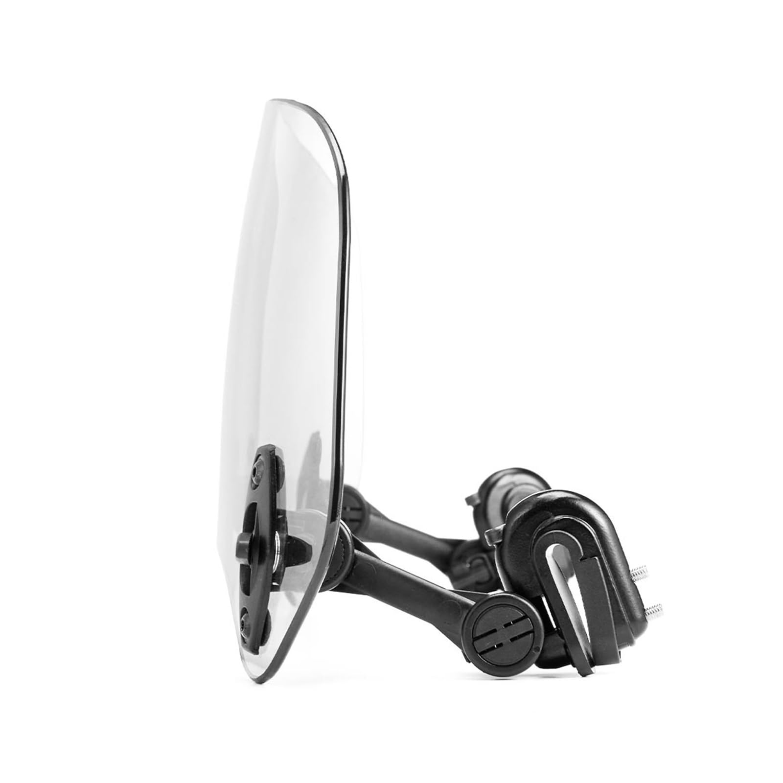 Déflecteur Pare-Brise pour CanAm pour Spyder pour F3-S pour KLR-650 pour F3T Pare-Brise De Moto avec Support Réglable Pare-Brise Visière déflectrice Vent(Small Clear)