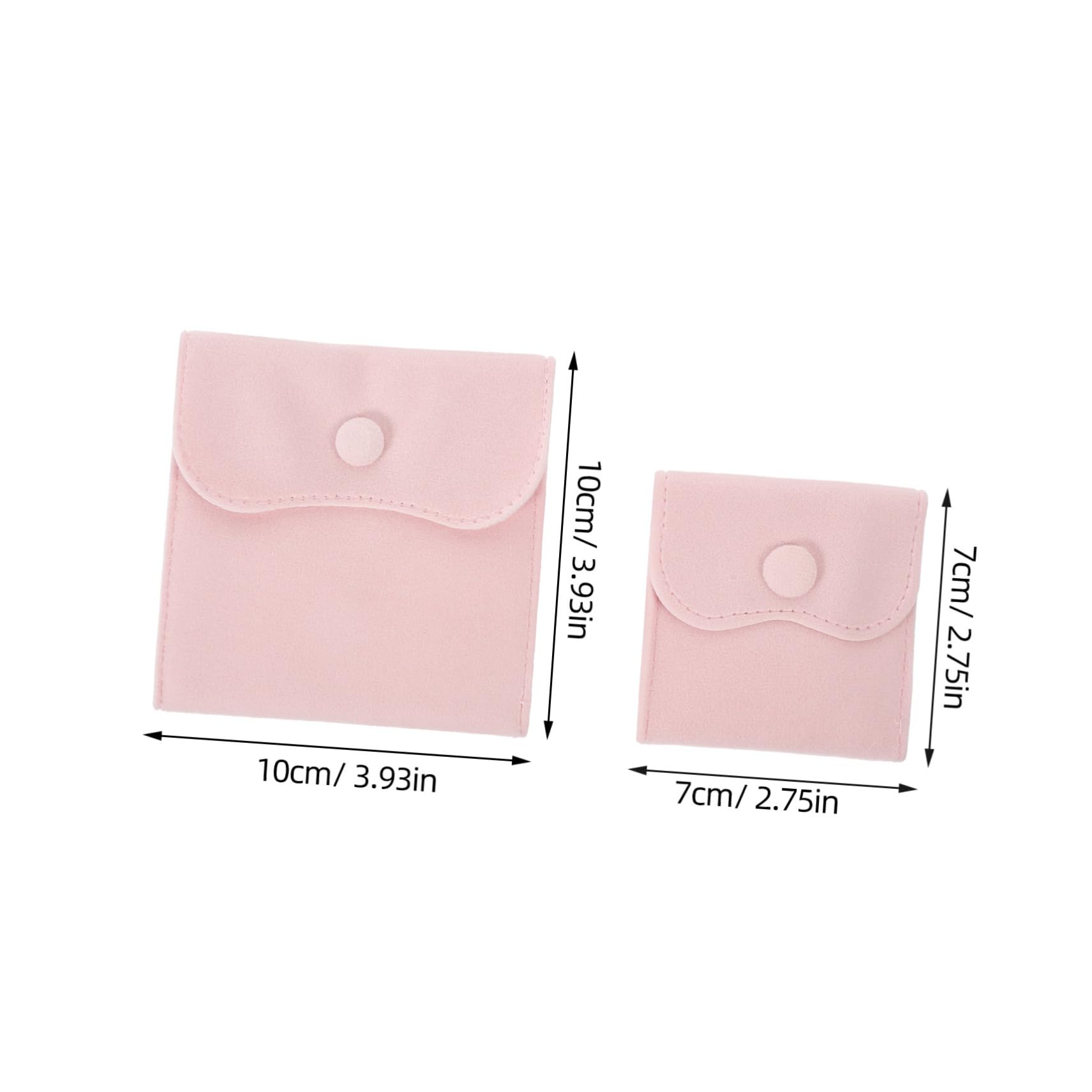 FOMIYES 40 Stk Aufbewahrungstasche Für Schmuck Armband Taschen Kleine Ringtasche Empfindliche Schmuckverpackungsbeutel Elegante Schmucktasche Schmuckbeutel Taschen Kleine Tasche Samt Rosa