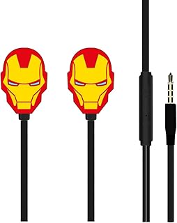 ERT GROUP Earphones with mic orginal and officially licensed Marvel Iron Man 004