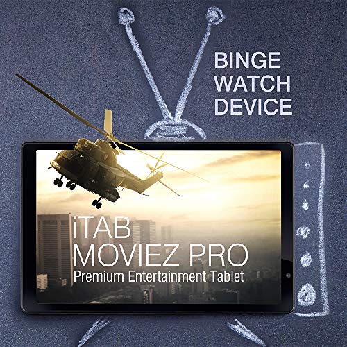 Image of iBall iTAB MovieZ Pro Tablet (10.1 inch, 64GB, Wi-Fi + 4G LTE + Voice Calling), Coal Black