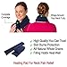SunnyBay Microwave Heating Pad for Neck and Shoulders, Versatile Bean Bag Moist Heating Pad, Microwavable Neck Wrap and Cool Pack for Deep Pain Relief, Weighted Hot or Cold Therapy (Sky Blue)