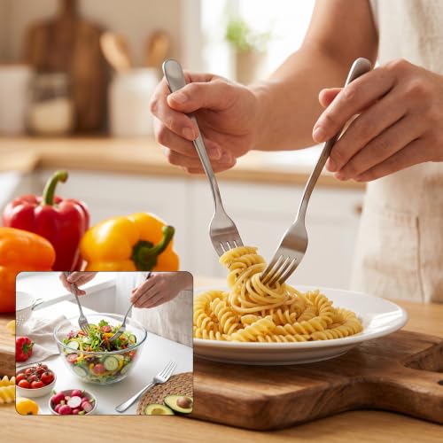 Image of 108pcs Silverware Set - Dinner Forks, Dinner Spoons & Dinner Knife