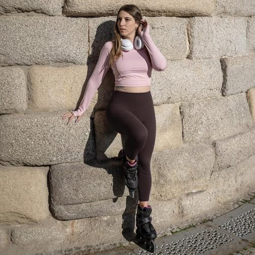 Image of TNNZEET High Waisted Leggings for Women - No See Through Tummy Control Cycling Workout Yoga Pants with Pockets Reg & Plus