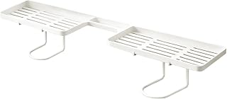 Sink Organizer Rack Space-Saving Drainage Holder | Vanity Storage Rack for Home Indoor Bathroom Counter Dishwasher Corner Toothbrushes Cups Cosmetics