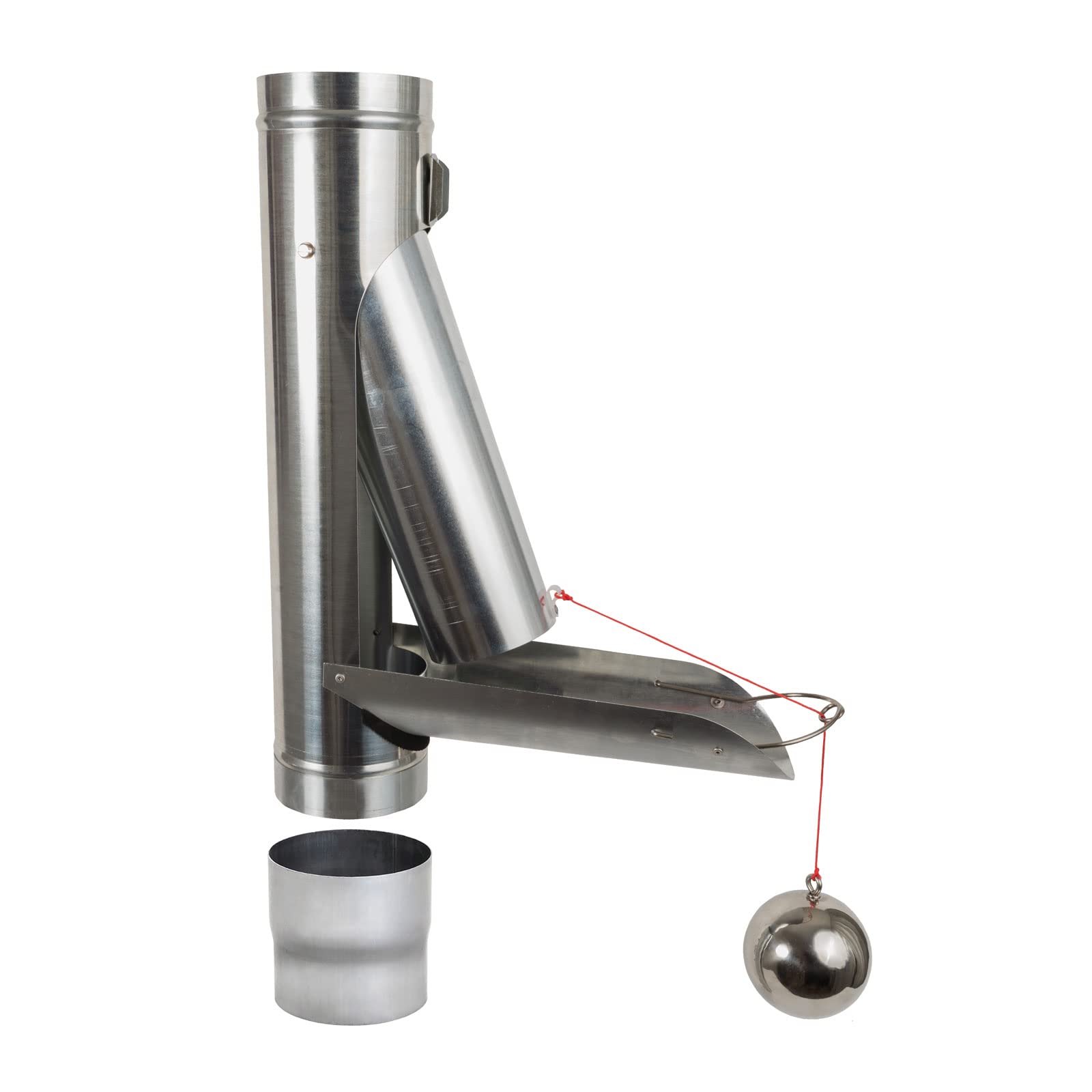 Regenwasserklappe Zink automatisch mit Schwimmer DN 100 inkl. Adapter Regenrohrklappe mit Kugel zum Befüllen von Regentonnen, Regenfässer und kleineren Regenwassertanks.