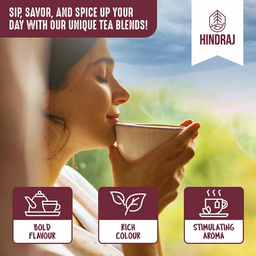 Image of Hindraj King of Spices Masala Masala Tea Loose Leaves 360 g (2 180 g) Authentic Indian Masala Chai Immunity Boosting, Strong & Spicy, 100% Natural Ingredients