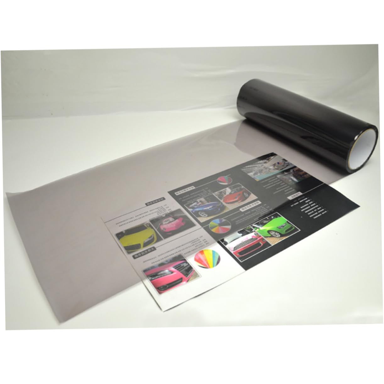 Cabilock Dull Black Tint Vinyl Film for Headlights Taillights Fog Lights Self Adhesive Water Resistant Enhance Your Car Style and Protection