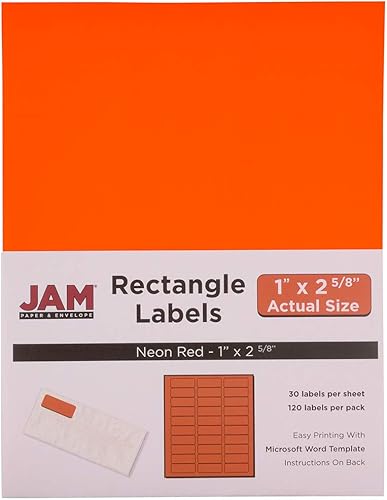Vista 403 de JAM Paper Etiquetas para dirección postal (7 tamaños)