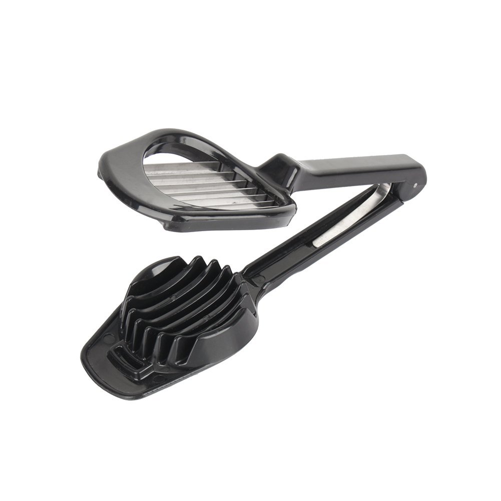 Yosoo Black Egg Slicer Mushroom Tomato Fruit Cutter With Long Handle Slicer With Abs Alloy Stainless Steel Blades Multifunction Kitchen Accessories Cooking Tool (Color : )